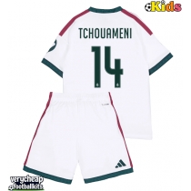 Real Madrid Aurelien Tchouameni #14 Replica Home Minikit 2026-27 Short Sleeve (+ pants)